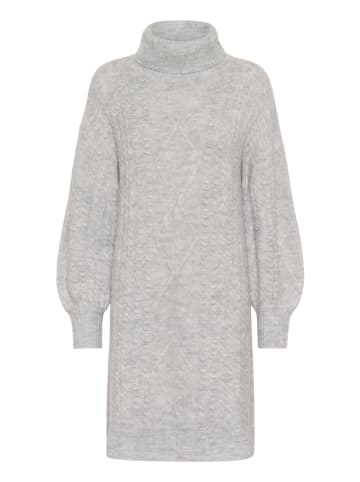 Cream Sukienka dzianinowa w kolorze jasnoszarym