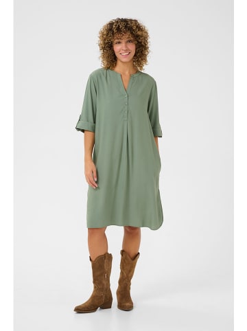 Cream Kleid "Tiah" in Grün