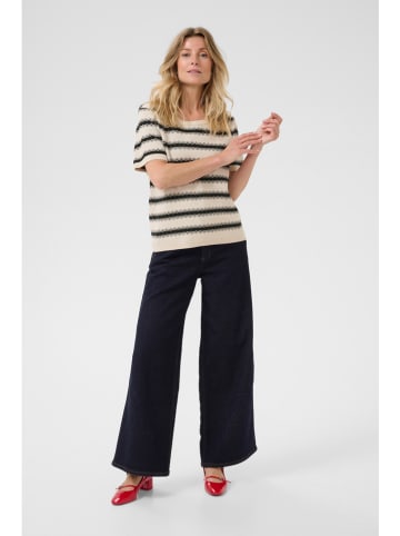 Cream Sweter w kolorze beżowo-czarnym