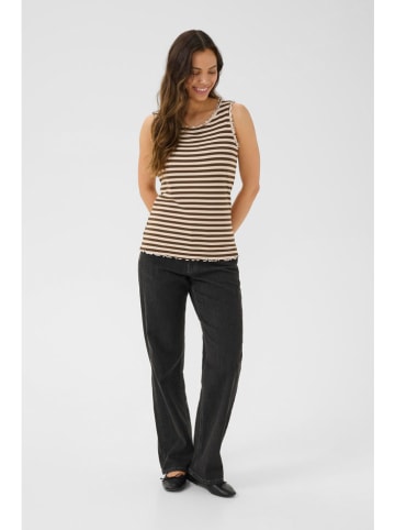 Cream Top crème/bruin