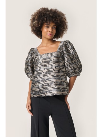 Soaked in Luxury Blouse beige/zwart