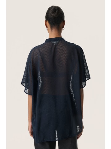 Soaked in Luxury Bluse in Dunkelblau