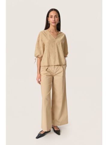 Soaked in Luxury Bluse in Beige