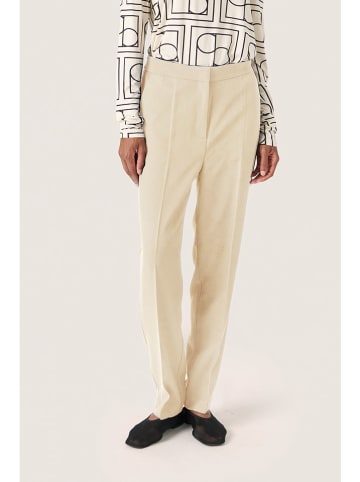 Soaked in Luxury Broek zandkleurig