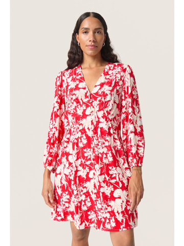 Soaked in Luxury Kleid "Oline" in Rot/ Weiß