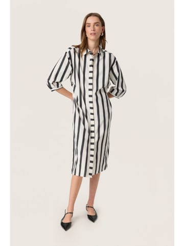Soaked in Luxury Sukienka w kolorze biało-czarnym