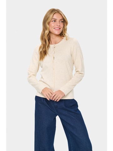 SAINT TROPEZ Cardigan in Beige