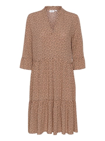 SAINT TROPEZ Kleid in Hellbraun