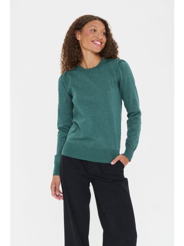 SAINT TROPEZ Sweter w kolorze zielonym