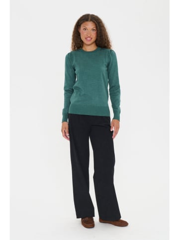 SAINT TROPEZ Pullover in Grün