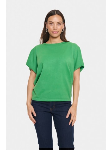 SAINT TROPEZ Pullover in Grün