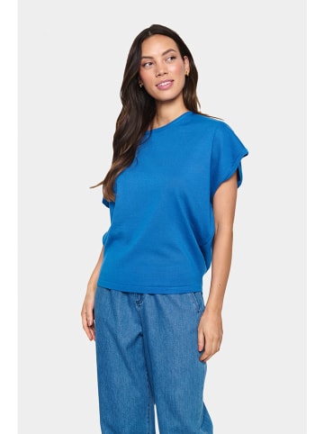 SAINT TROPEZ Bluse in Blau