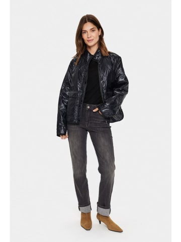 SAINT TROPEZ Übergangsjacke in Schwarz