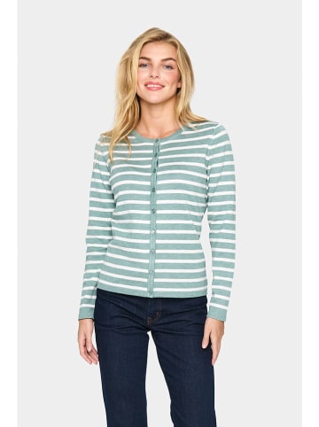 SAINT TROPEZ Cardigan in Türkis