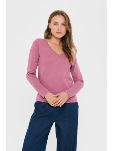 SAINT TROPEZ Pullover in Altrosa