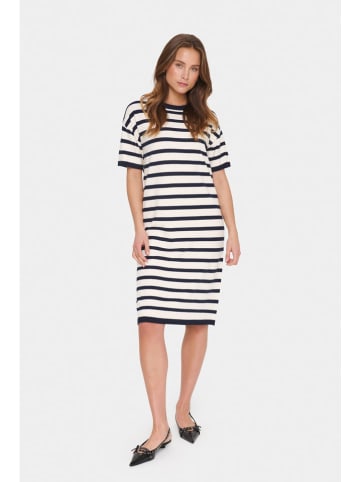 SAINT TROPEZ Sukienka w kolorze biało-czarnym