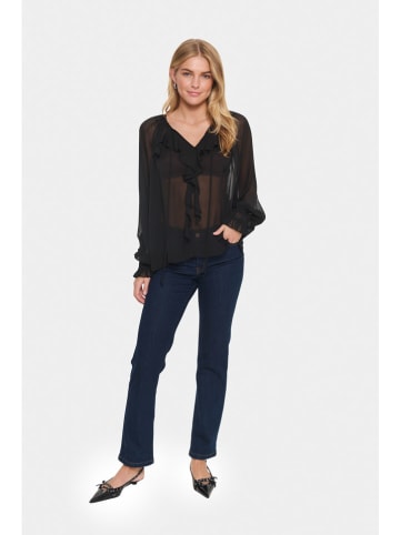 SAINT TROPEZ Blouse zwart