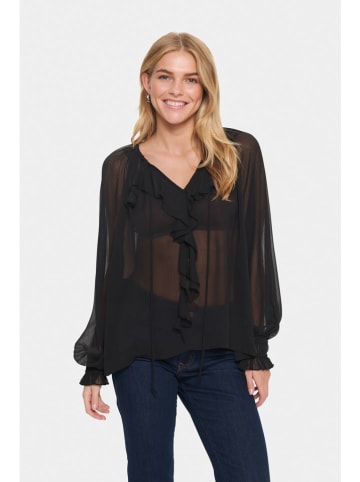 SAINT TROPEZ Blouse zwart