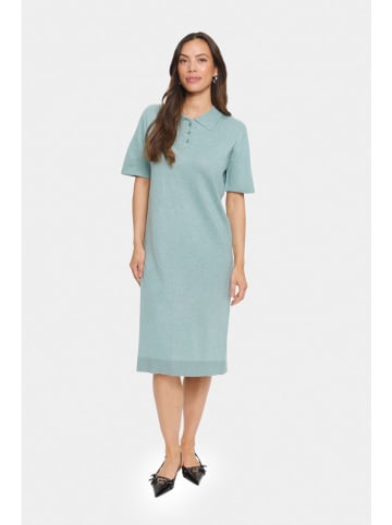 SAINT TROPEZ Strickkleid in Türkis