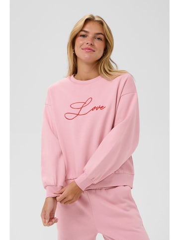 SAINT TROPEZ Sweatshirt in Rosa