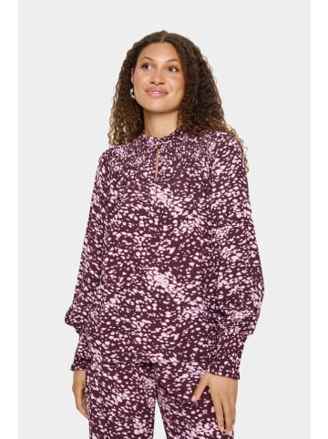 SAINT TROPEZ Blouse bordeaux/lichtroze