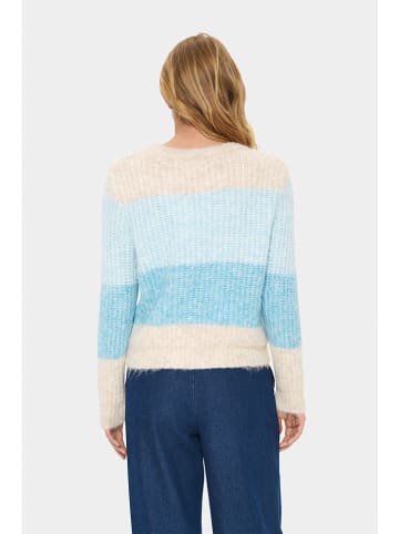 SAINT TROPEZ Sweter w kolorze błękitnym