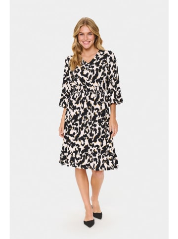 SAINT TROPEZ Jurk wit/zwart