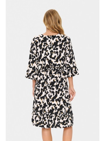 SAINT TROPEZ Jurk wit/zwart