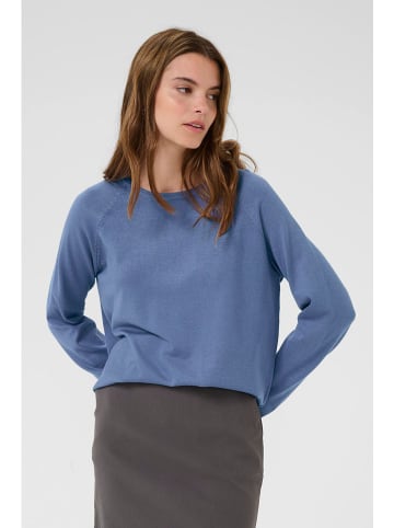 CULTURE Sweter w kolorze błękitnym