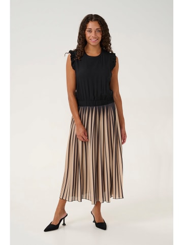 CULTURE Kleid in Schwarz/ Creme