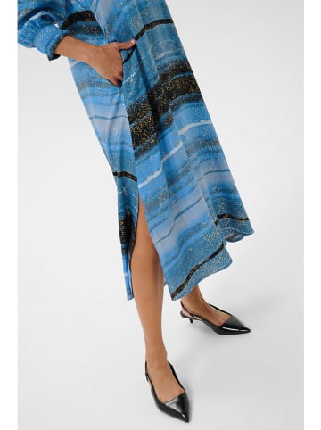 CULTURE Kleid in Blau/ Schwarz