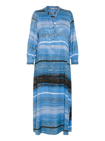 CULTURE Kleid in Blau/ Schwarz