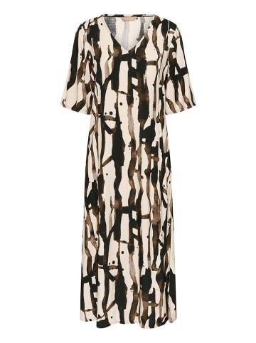 CULTURE Kleid in Schwarz/ Creme