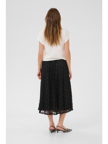 CULTURE Plissérok zwart
