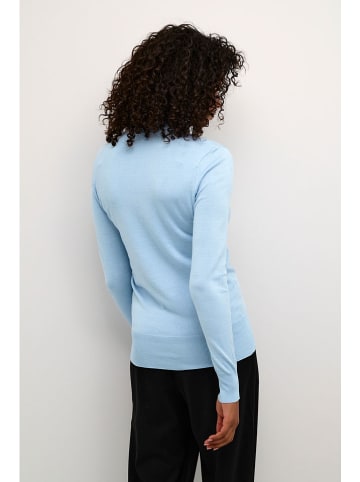 Kaffe Rollkragenpullover "Astrid" in Hellblau