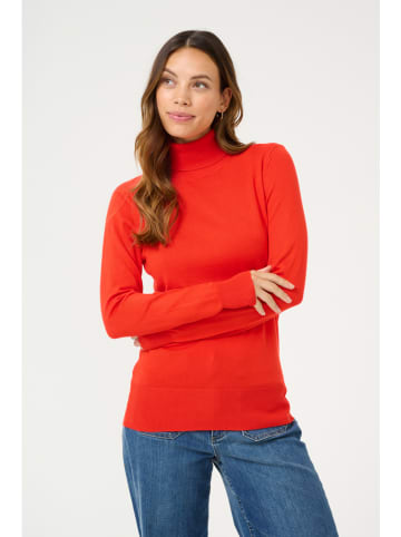 Kaffe Rollkragenpullover "Astrid" in Rot