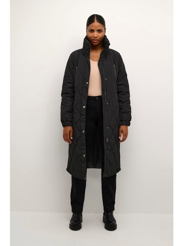 Kaffe Płaszcz pikowany "KAlindsay" w kolorze czarnym