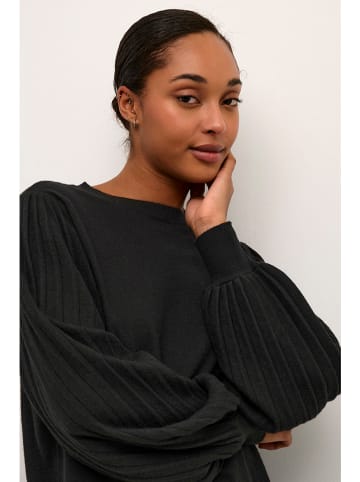 Kaffe Pullover "Alone" in Schwarz
