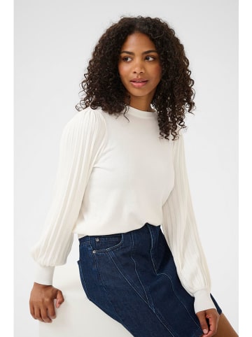 Kaffe Pullover "Lone" in Weiß