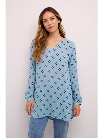 Kaffe Tunika in Hellblau