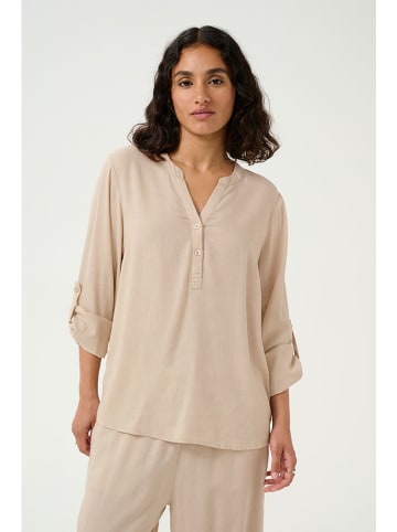 Kaffe Blouse "Milia" zandkleurig