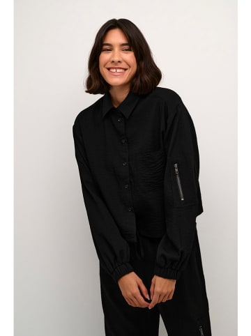 Kaffe Hemdjacke in Schwarz