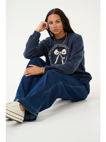 Kaffe Sweatshirt "Ellen" in Dunkelblau