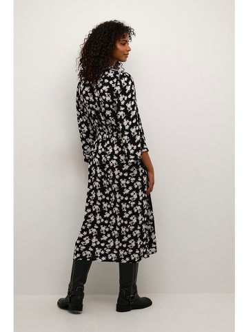 Kaffe Kleid "Amber" in Weiß/ Schwarz