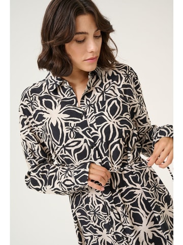 Kaffe Kleid "Hannah" in Schwarz/ Weiß