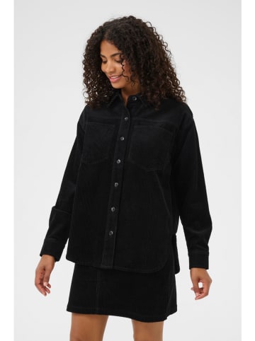 Kaffe Corduroyblouse zwart