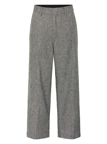 Kaffe Marlenehose in Schwarz/ Weiß