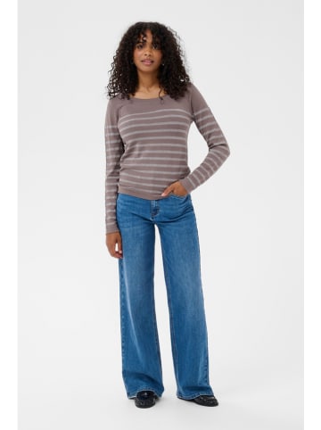 Kaffe Pullover in Taupe