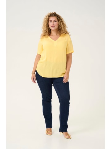 KAFFE curve Blouse geel