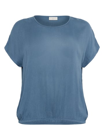 KAFFE curve Bluzka w kolorze niebieskim